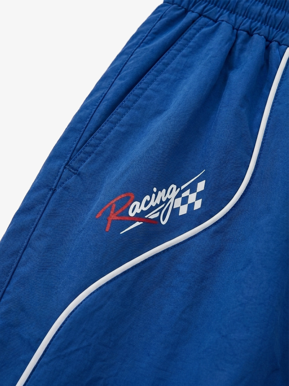 Retro Track Panel Zip-Up Jacket & Wide-Leg Track Pants Set