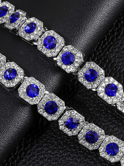 Thesupermade Round Diamond Cuban Necklace 