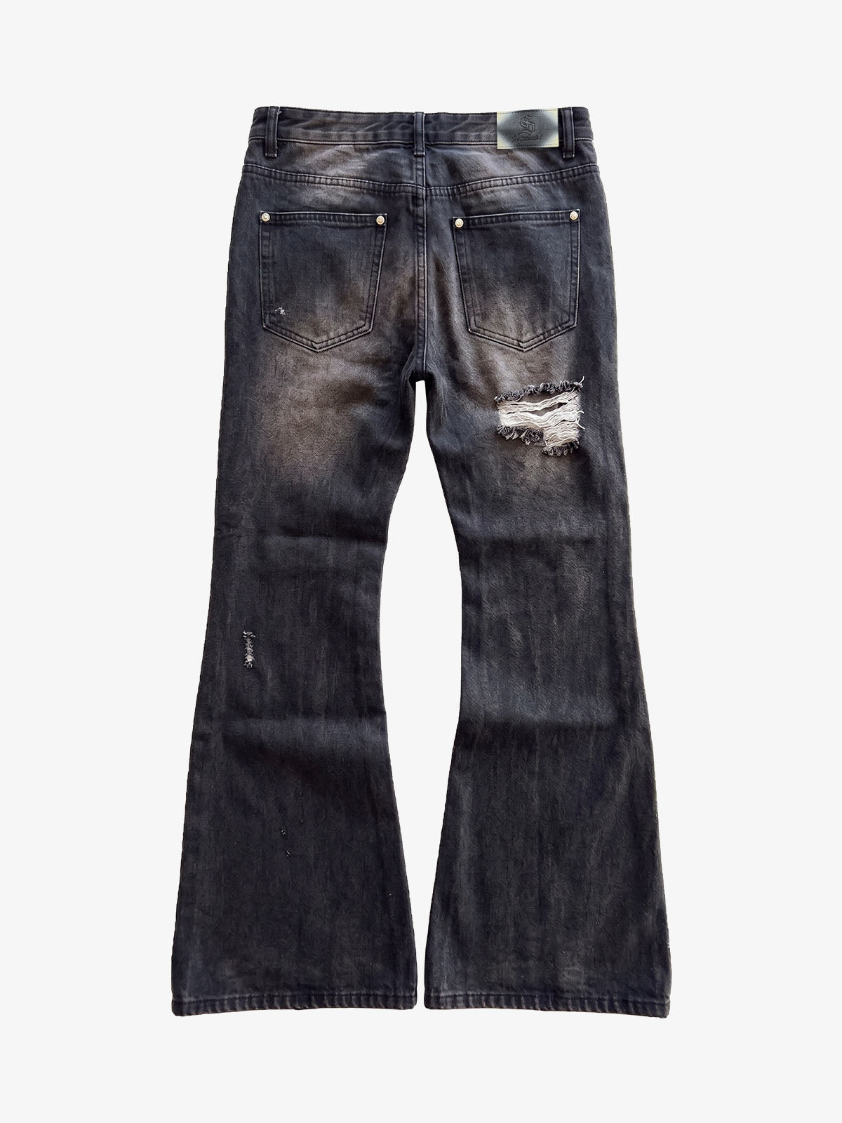 Distressed Ripped Slim Jeans
