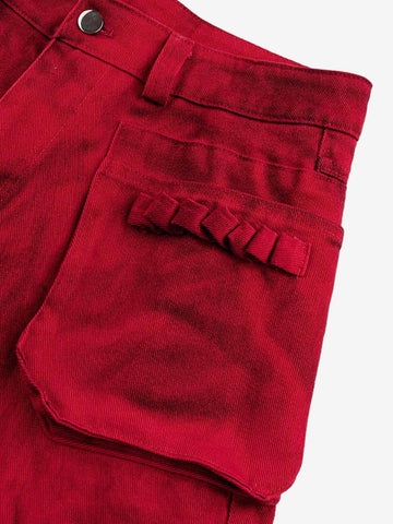 Cyberpunk Reflective Multi-Pocket Cargo Pants