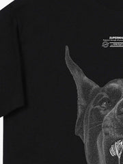 Snarling Doberman Graphic T-Shirt 