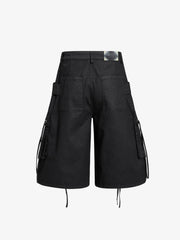 Pantalones cortos de carga de cintura alta