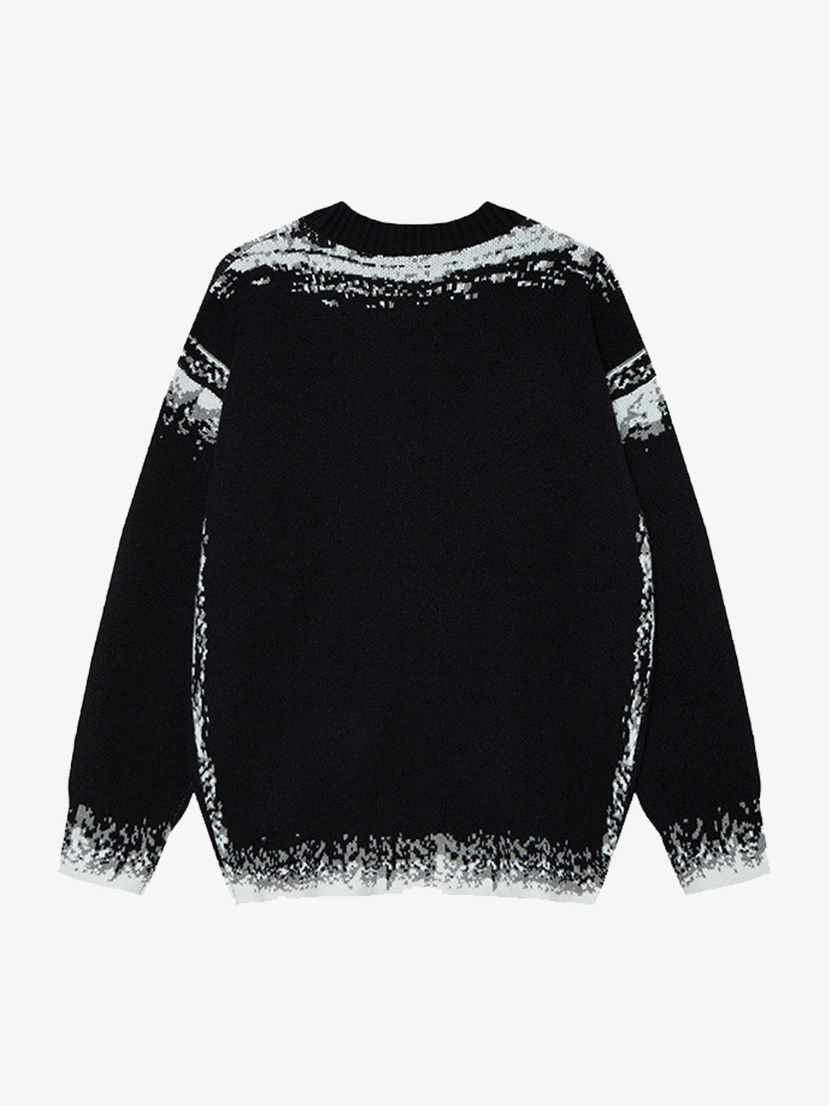 Retro Butterfly Gradient Knit Cardigan Sweater 