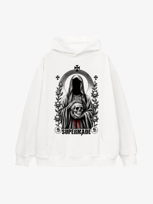 Thesupermade Dark Headless Skull Death Hooded Sweatshirt 