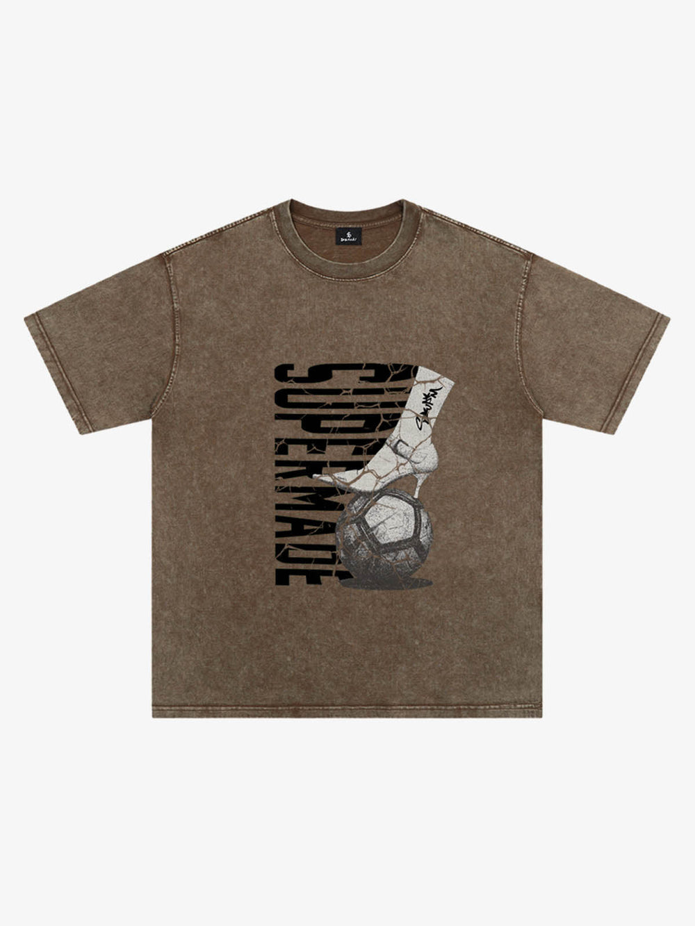 High Heel Soccer Ball Graphic T-Shirt 