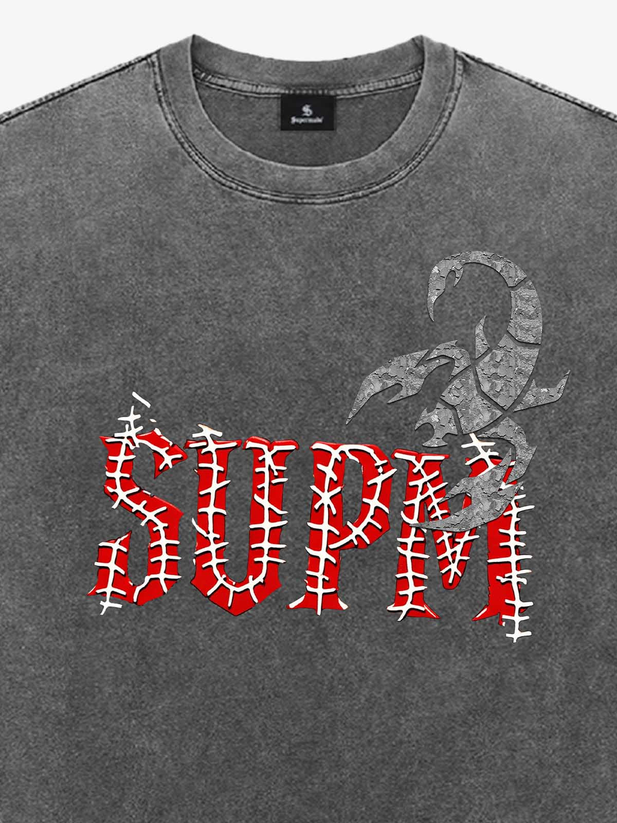 Washed Scorpion Graphic T-Shirt 