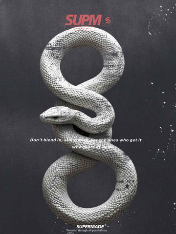 Realistic Snake Graphic T-Shirt 