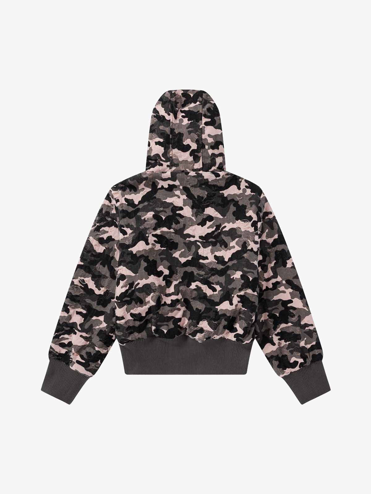 Camouflage Pattern Hoodie for Casual and Outdoor Use 