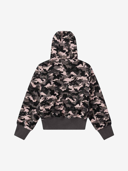 Camouflage Pattern Hoodie for Casual and Outdoor Use 