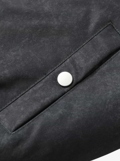 Winter Warmth Bomber Jacket with Faux Fur Collar - Stylish and Cozy Outerwear for Men 