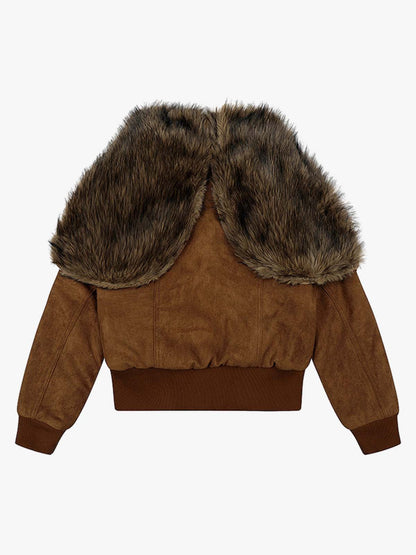 Stylish Hooded Jacket with Faux Fur Trim for Men and Women - Perfect for Casual Outfits 