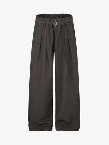 Pleated Tailored Casual Trousers