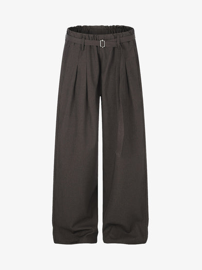 Pleated Tailored Casual Trousers