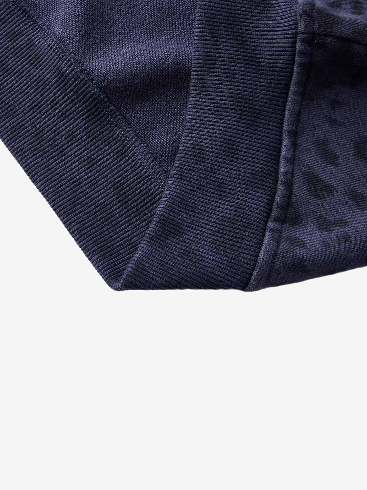Leopard Pattern Boxy Fit Zip-Up Hoodie