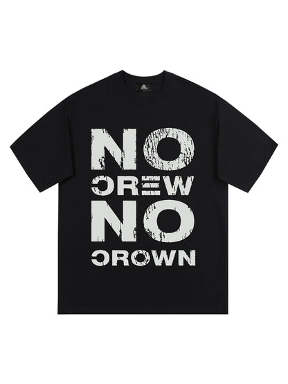 Originl No Crew No Crown Graphic T-Shirt 