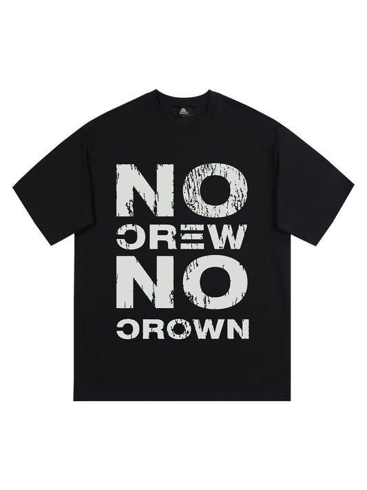 Originl No Crew No Crown Graphic T-Shirt