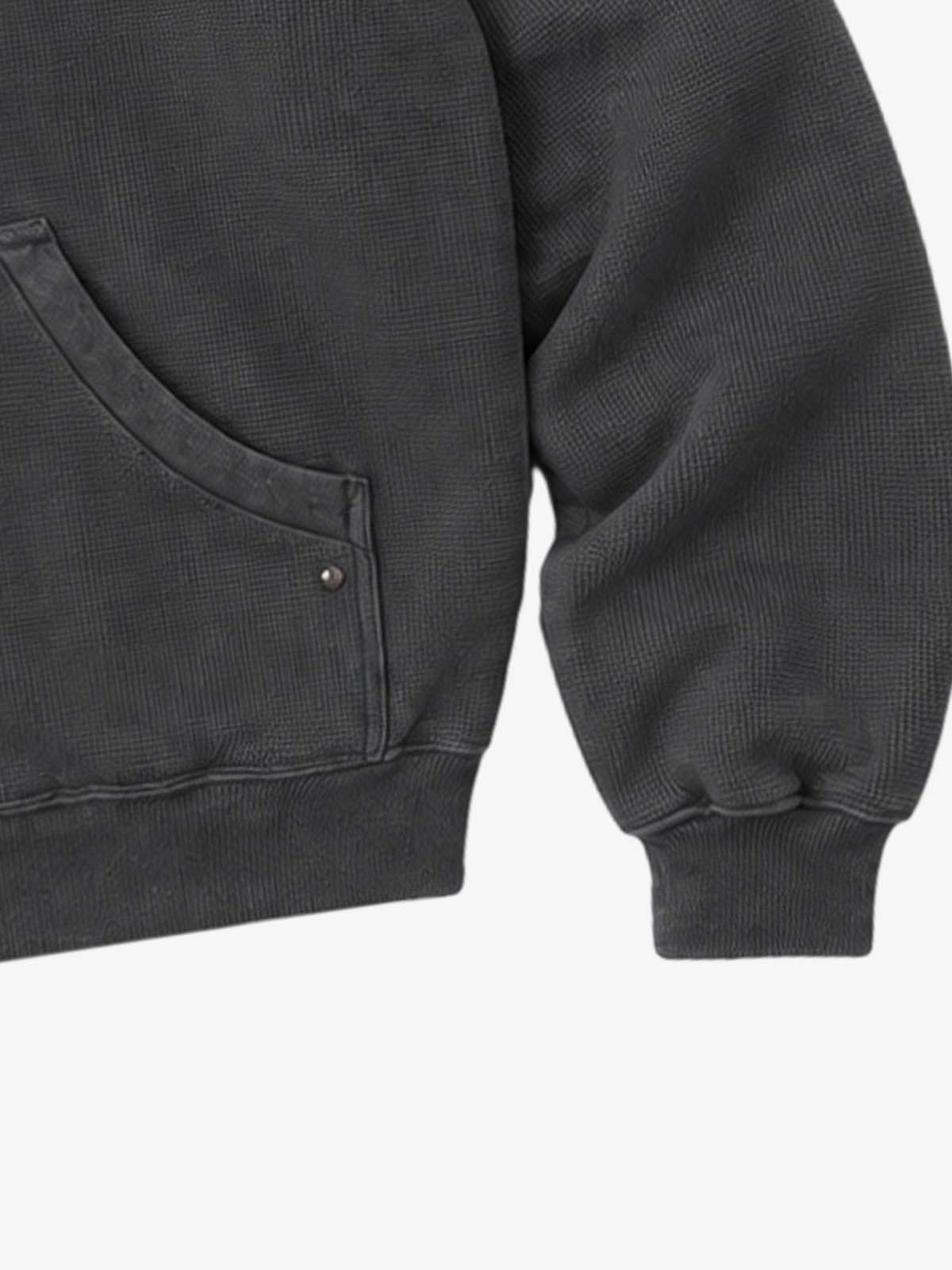 Spiked Graphic Zip Hoodie