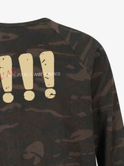 Find Me Graphic Camo Waffle Langarmshirt