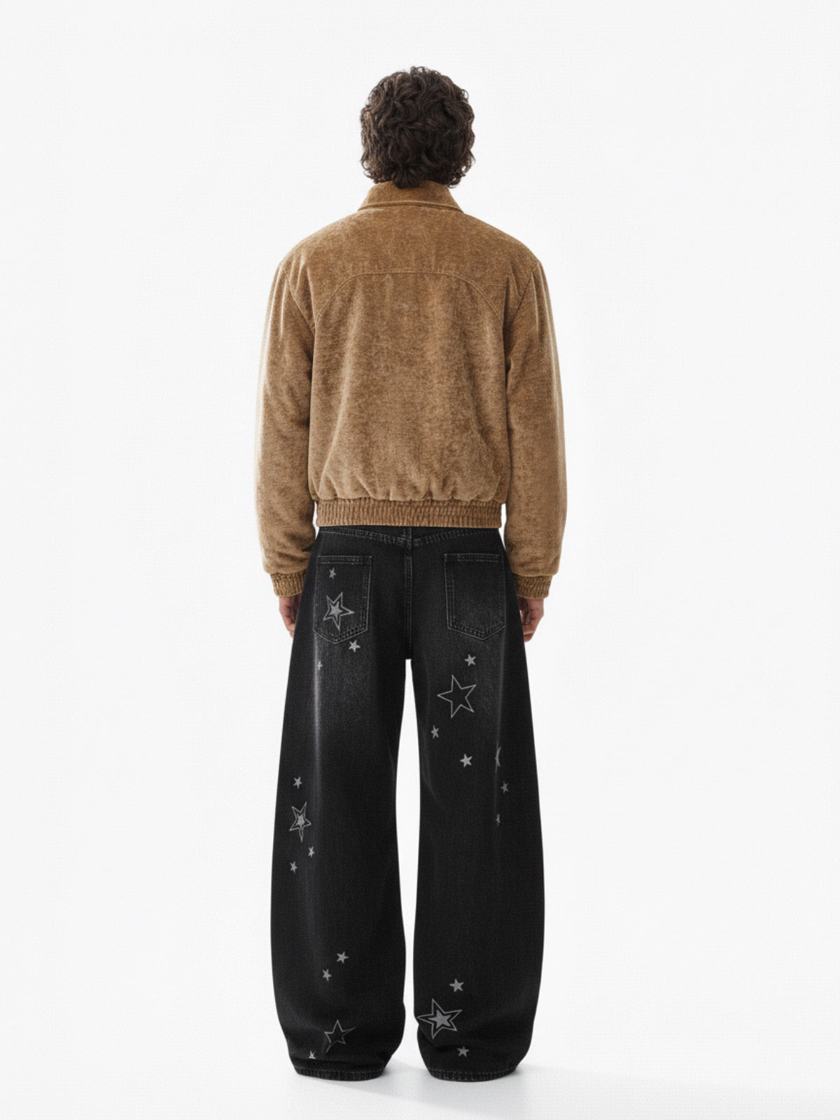 Vintage Suede Deconstructed Workwear Jacket 