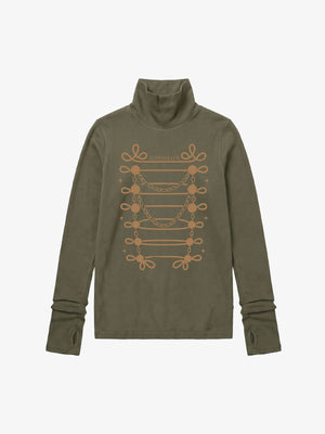 Napoleon Sash Graphic Long Sleeve Top