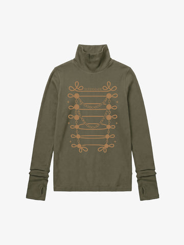 Napoleon Sash Graphic Long Sleeve Top