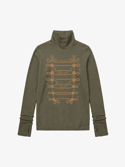 Napoleon Sash Graphic Long Sleeve Top