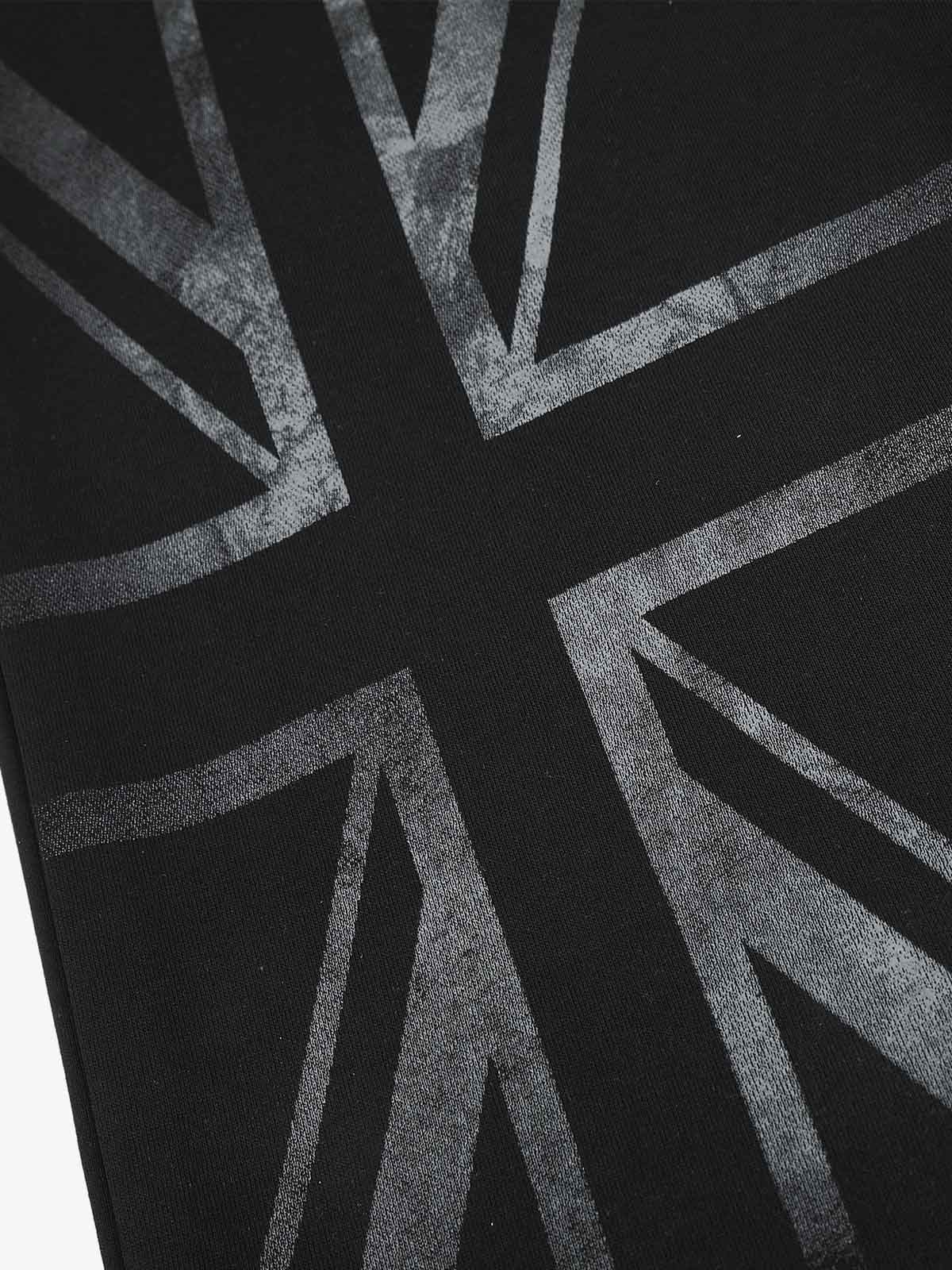 Flag Graphic Embroidered Sweatpants