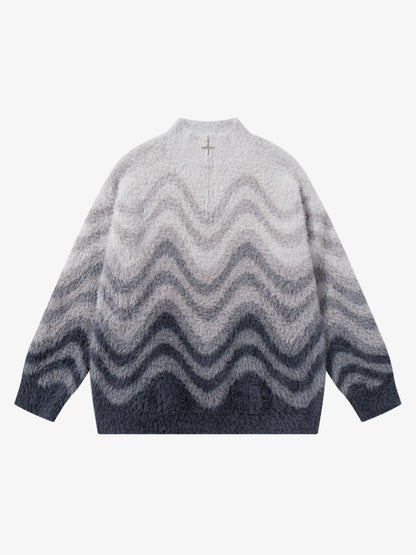 Cozy Pink Patterned Sweater for Women - Perfect for Fall and Winter Outfits 