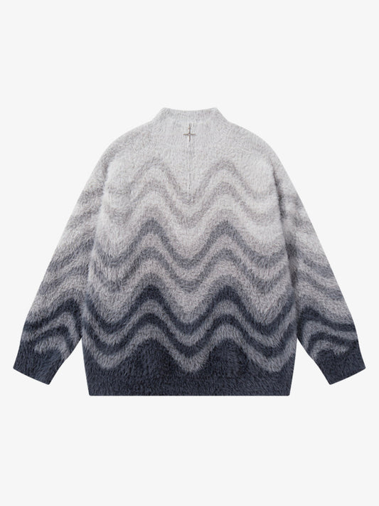 Cozy Pink Patterned Sweater for Women - Perfect for Fall and Winter Outfits 