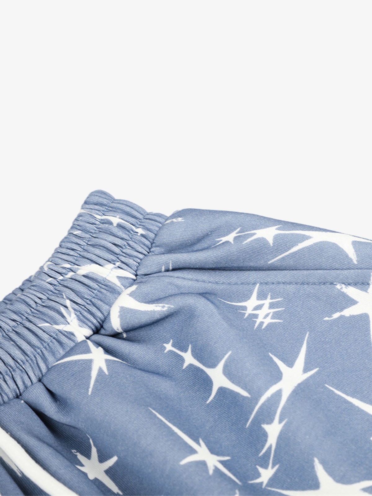 All-Over Star Pleated Baggy Sweatpants