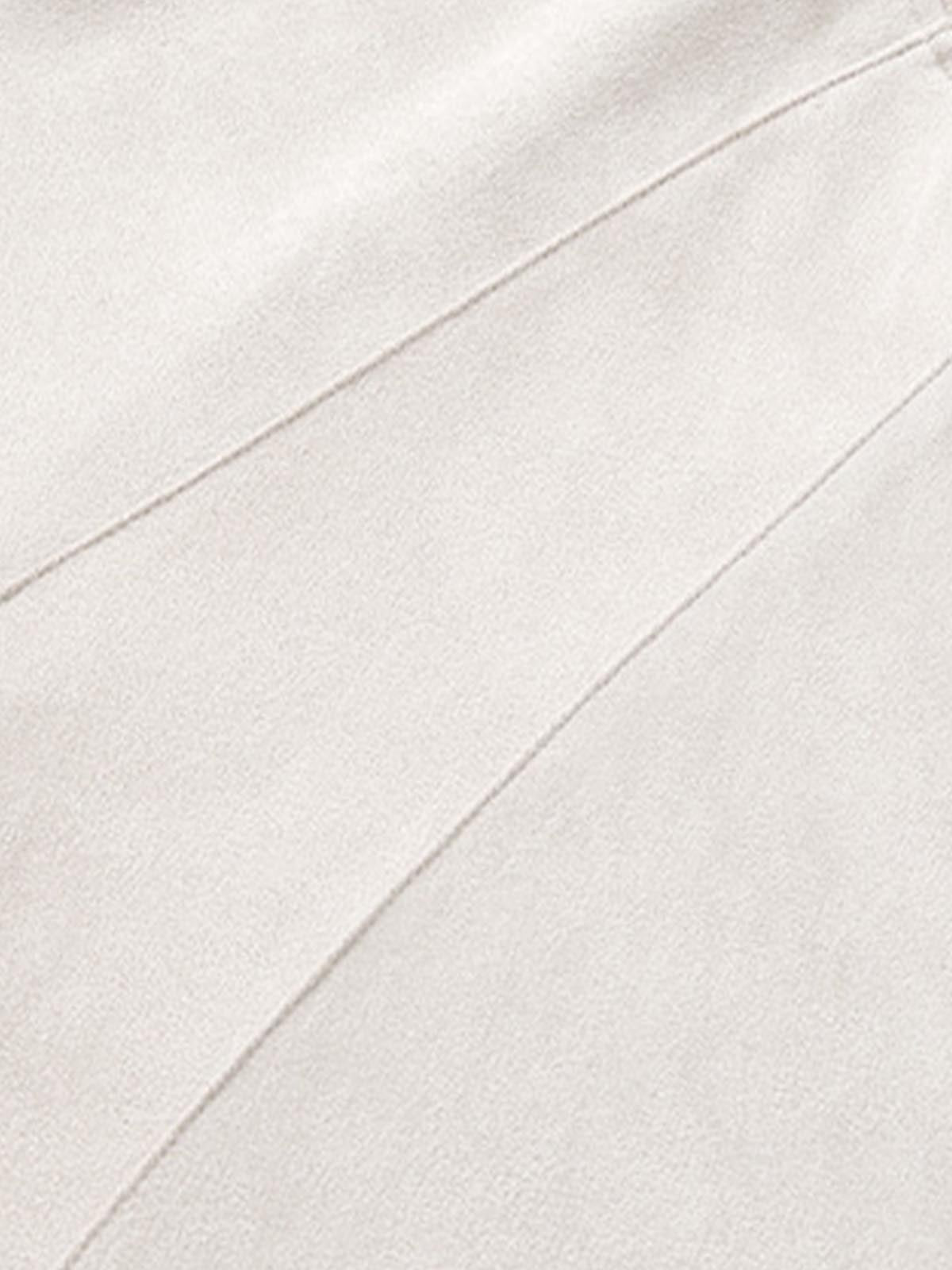 Suede Panel Raglan T-Shirt 