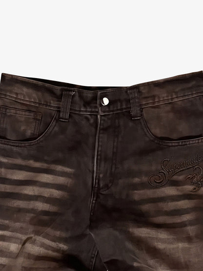 Scorpion Embroidered Jeans