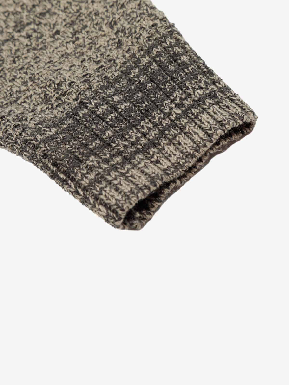 Relaxed Fit Knit Hooded Pullover Hoodie Sweater