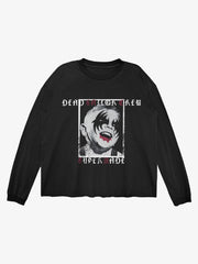 Corpse Paint Graphic Washed Long Sleeve Tee