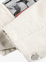 Street Washed Distressed Detroit Jacket 