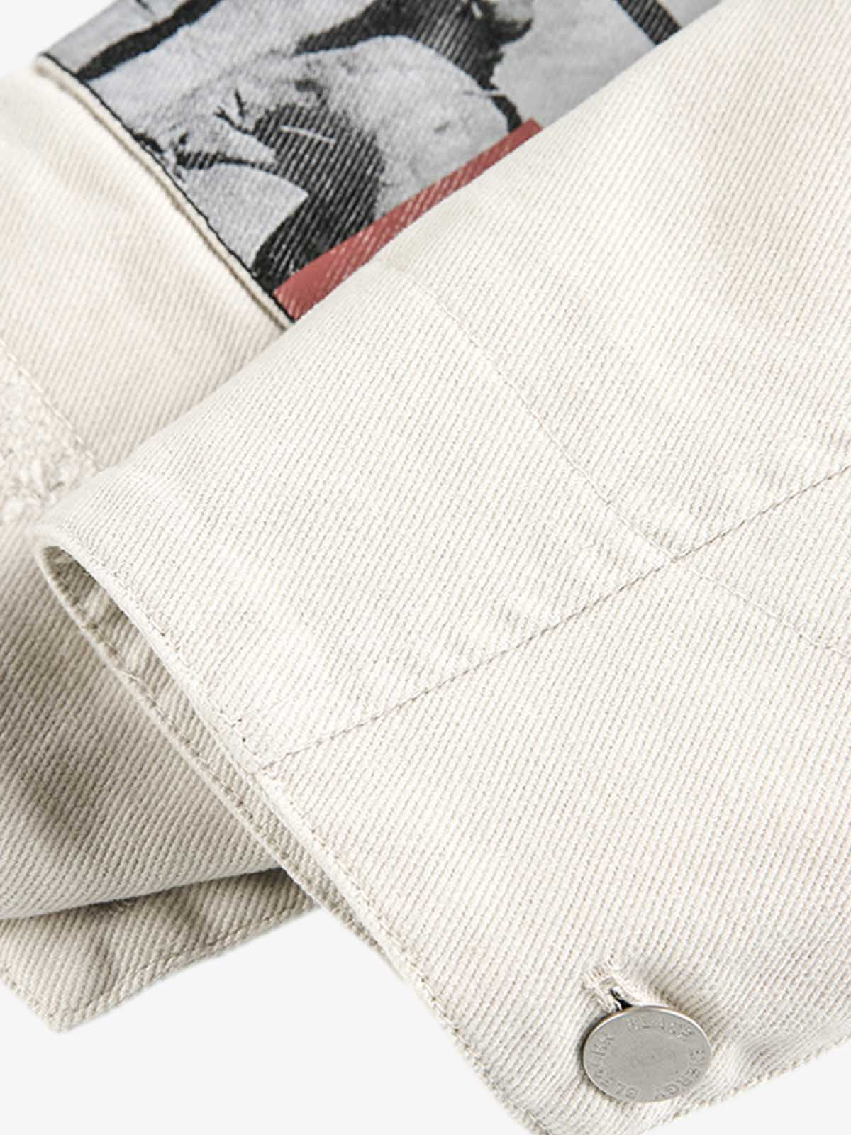 Street Washed Distressed Detroit Jacket 