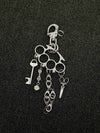 Knuckle Duster Multi-Charm Keychain