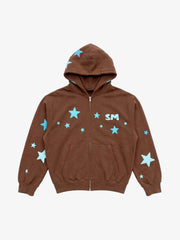 Star Foam Graphic Color Block Sweat Set