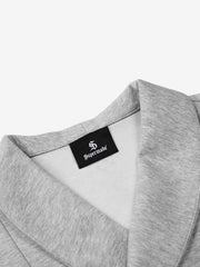 Shawl Collar Button Detail T-Shirt