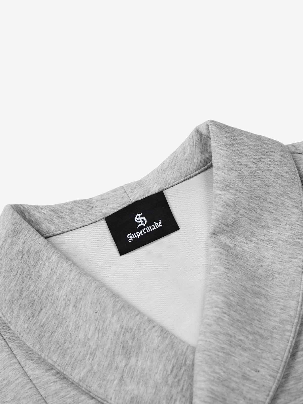 Shawl Collar Button Detail T-Shirt