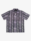 Vintage Snakeskin Cuban Collar Shirt