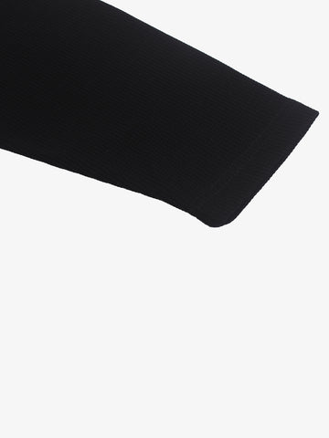 Dark Color-Blocked Print Long-Sleeve T-Shirt