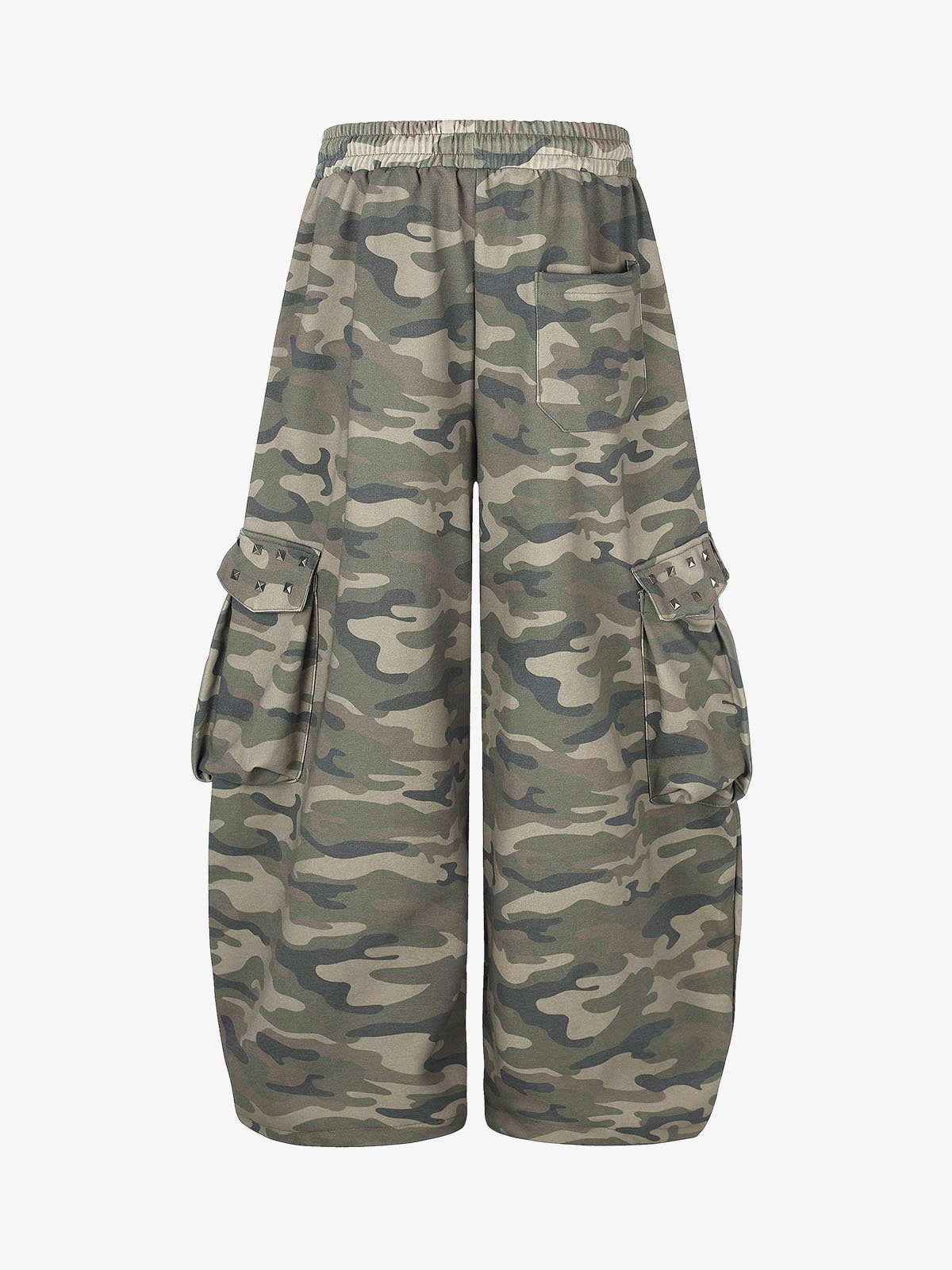 Camo Studded Detail Sweatpants