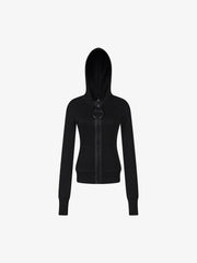 Big Zip Silm Zip-Up Hoodie