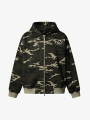 Camo Stripe Patchwork Embroidered Set