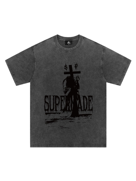 Original Bold Cross Graphic T-Shirt 