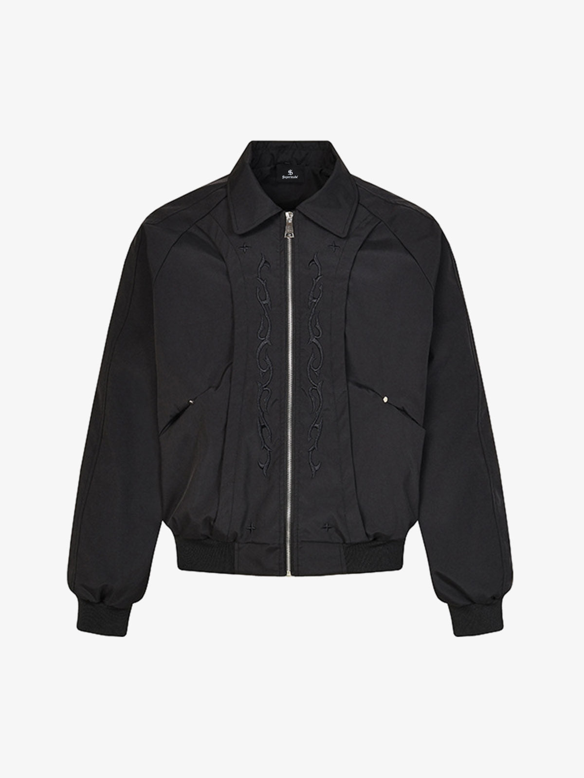 Deconstructed Patchwork Bomber Jacket