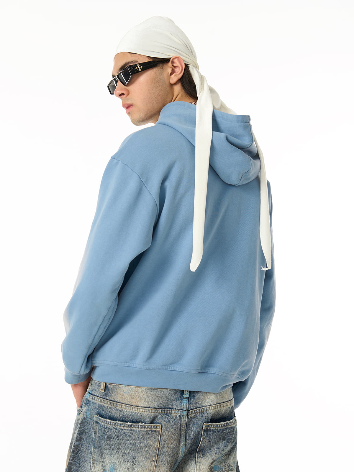 SUPM Church Glass Pattern Hooded Sweatshirt 