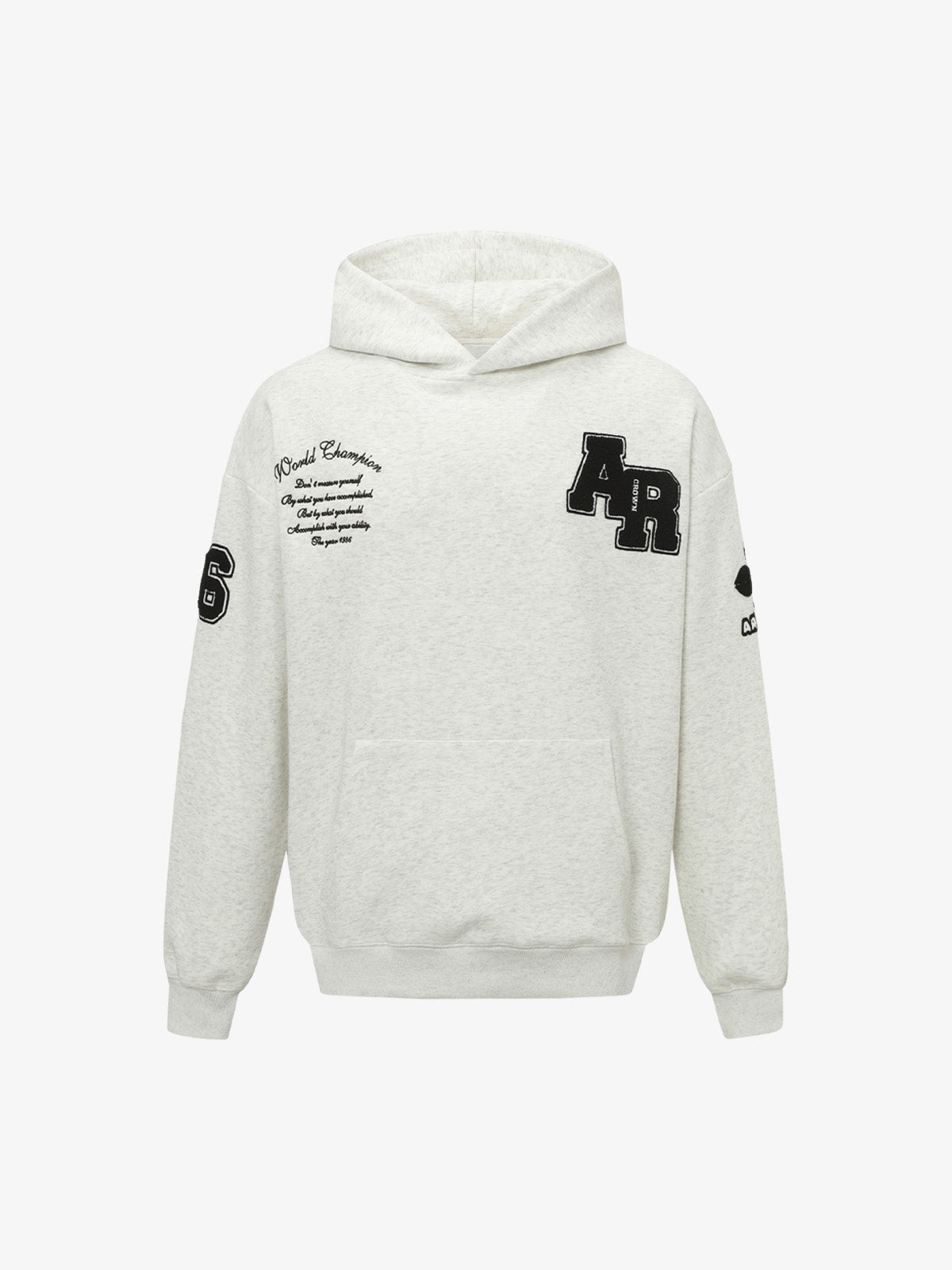 Stylish Embroidered Hoodie with Oversized Fit for Casual Wear 