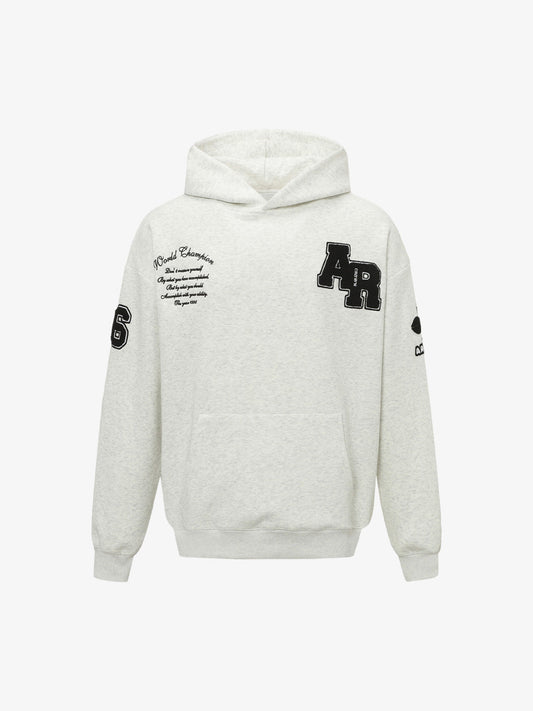 Stylish Embroidered Hoodie with Oversized Fit for Casual Wear 